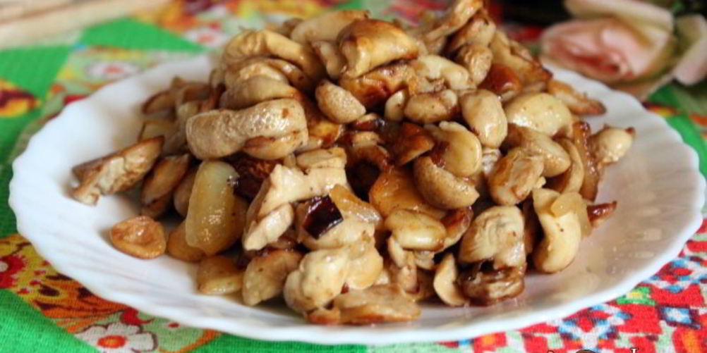 Как приготовить дождевики жаренные с луком