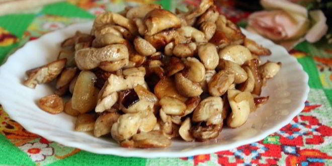 Рецепт дождевики жаренные с луком