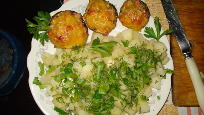 Рецепт Фаршированные грибы