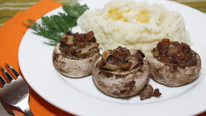 Рецепт Фаршированные шампиньоны