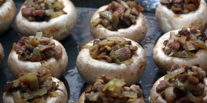 Рецепт фаршированные шампиньоны