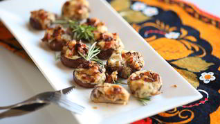 Рецепт Фаршированные сыром грибы