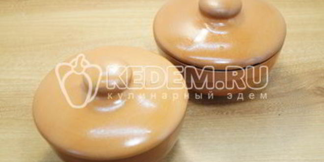 Рецепт горшочки с грибами в духовке