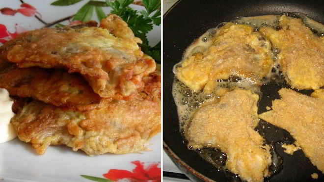 Рецепт Грибные отбивные