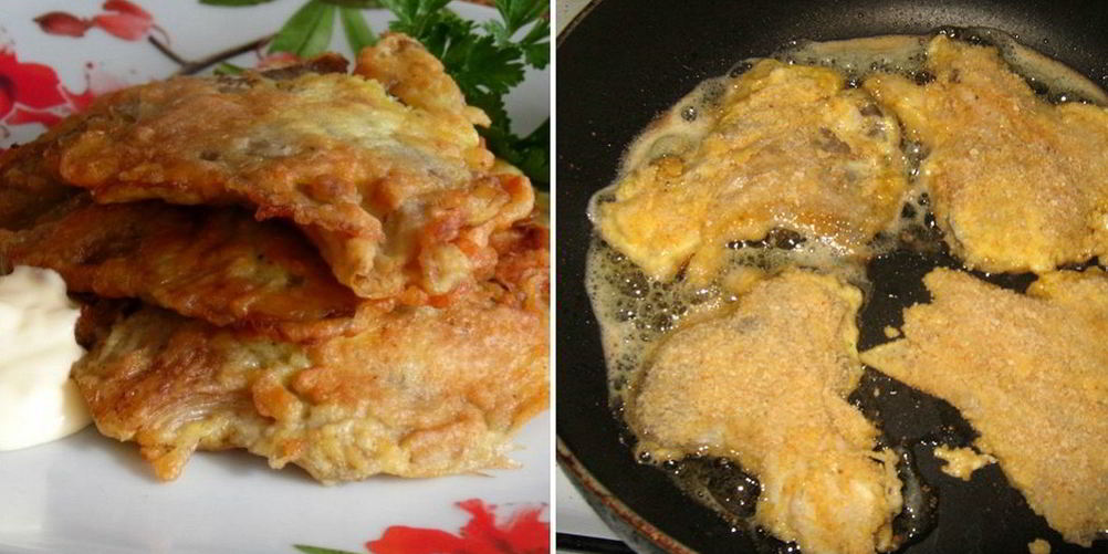 Как приготовить грибные отбивные