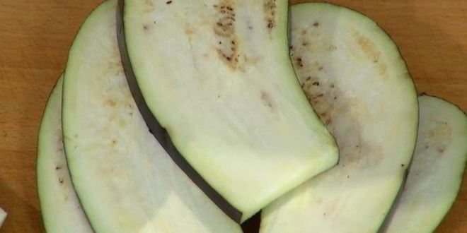 Рецепт грибы на гриле с нутом и баклажанами