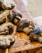 Грибы на мангале