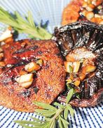 Грибы Портобелло на гриле