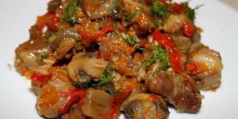 Как приготовить грибы с овощами в мультиварке