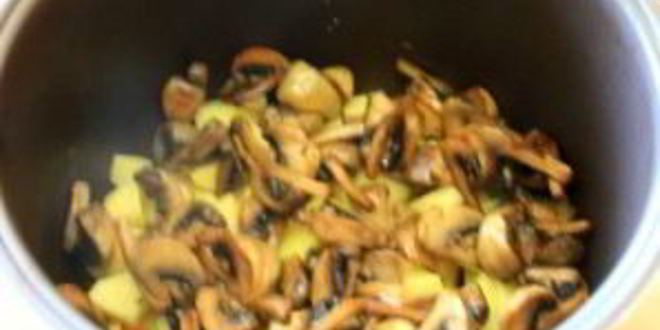 Рецепт грибы с овощами в мультиварке