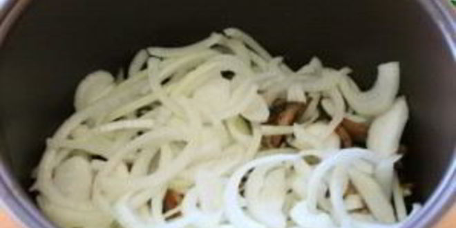 Рецепт грибы с овощами в мультиварке