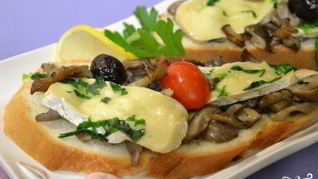 Рецепт Грибы с сыром на сковороде