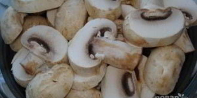 Рецепт грибы со свининой в мультиварке