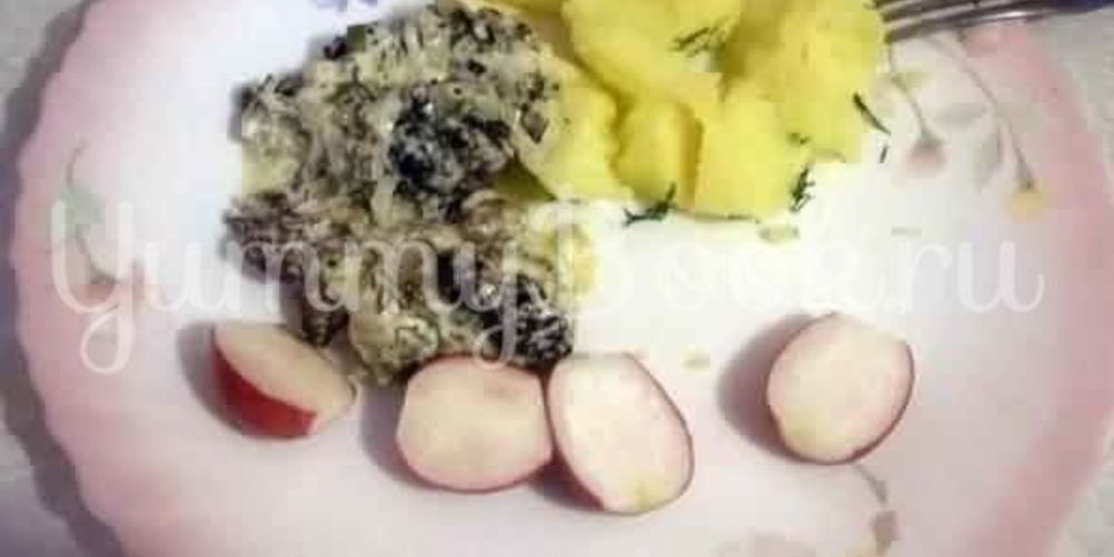 Рецепт грибы в сметане