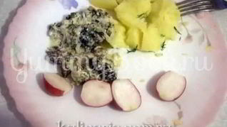 Рецепт Грибы строчки