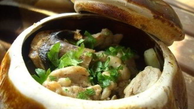 Рецепт Грибы в горшочках