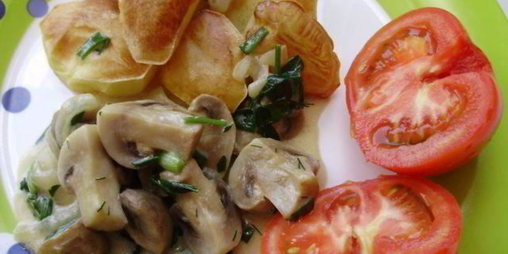 Как приготовить грибы в микроволновке