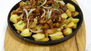 Рецепт Лисички жареные с луком