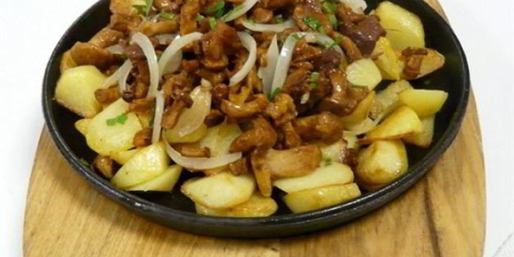 Как приготовить лисички жареные с луком