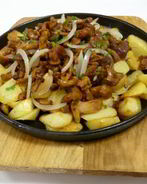 Лисички жареные с луком