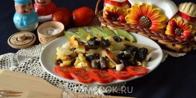 Рецепт подосиновики жареные с картошкой