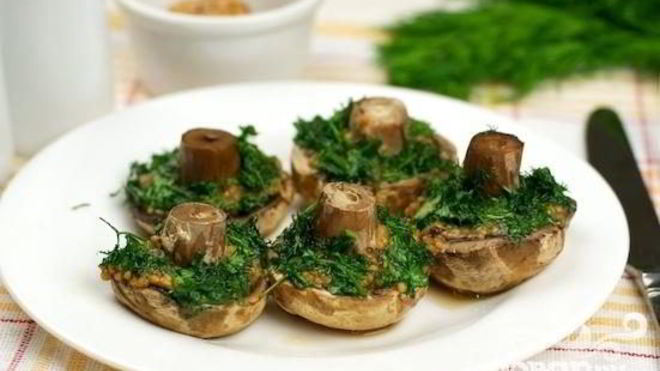 Рецепт Шампиньоны фаршированные