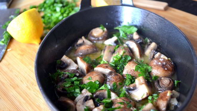 Рецепт Шампиньоны, запеченные в духовке