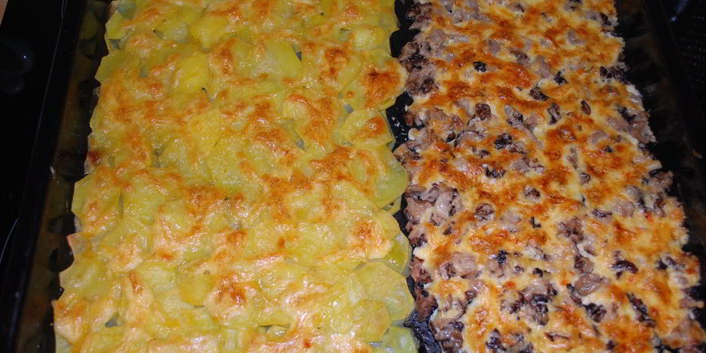 Как приготовить сморчки запеченные под сыром с картофелем