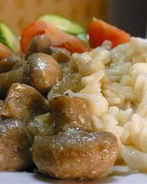 Тушеные грибы в мультиварке