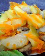 Вешенки, тушенные с картошкой