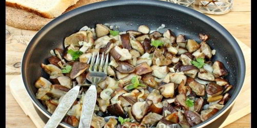 Как приготовить жареные белые грибы с луком