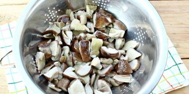 Рецепт жареные белые грибы с луком