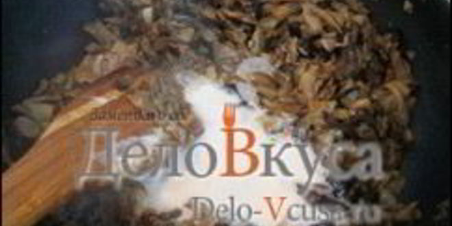 Рецепт жареные грибы со сметаной — грибная начинка