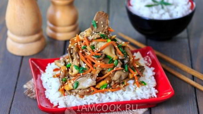 Рецепт Жареные вешенки