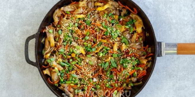 Рецепт жареные вешенки