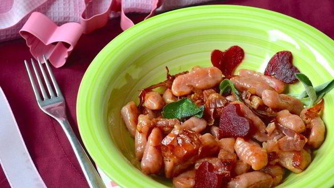 Рецепт Итальянские ньокки со свеклой