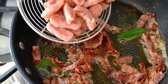 Рецепт итальянские ньокки со свеклой