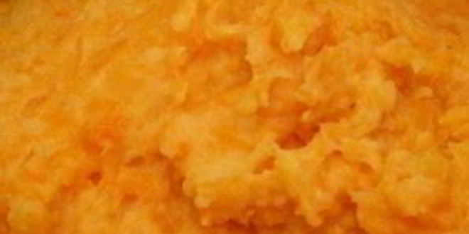 Рецепт картофельно-морковное пюре