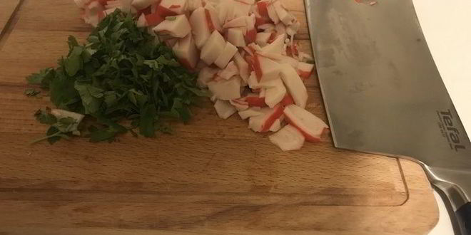 Рецепт картофельное пюре с крабовым мясом