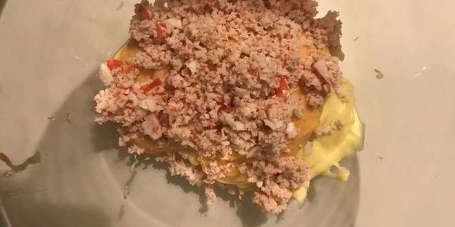 Рецепт картофельное пюре с крабовым мясом