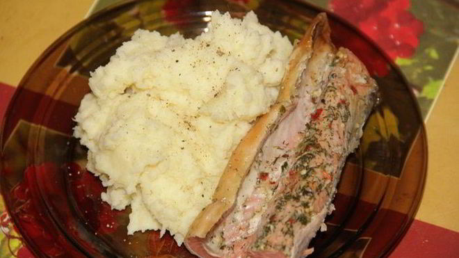 Рецепт Картофельное пюре с пастернаком и сметаной