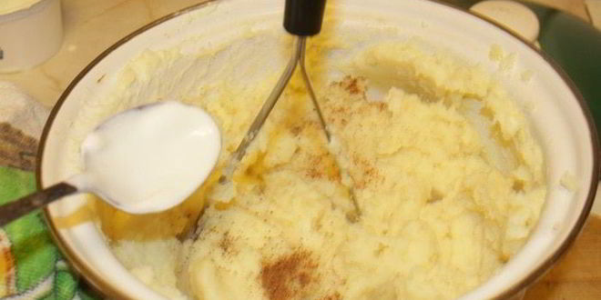 Рецепт картофельное пюре с пастернаком и сметаной