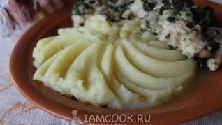 Рецепт Картофельное пюре с печеным чесноком