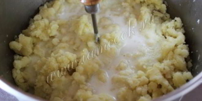 Рецепт картофельное пюре с печеным чесноком