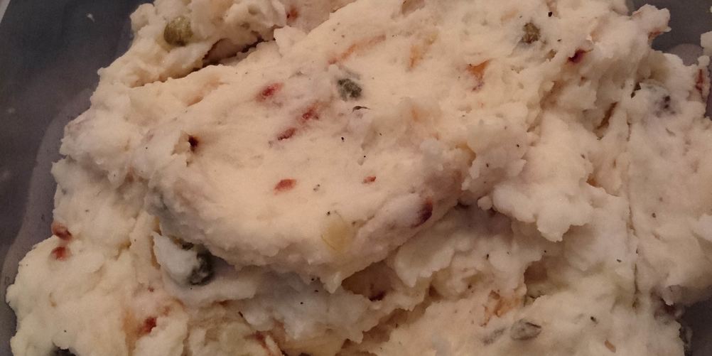 Как приготовить картофельное пюре с жареным луком и каперсами