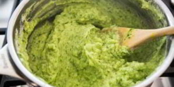 Рецепт картофельное пюре со шпинатом