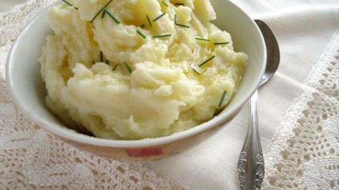 Рецепт Картофельное пюре со сливочным сыром