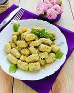 Картофельные ньокки с базиликом