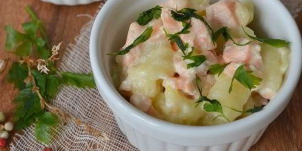 Как приготовить картофельные ньокки с соусом из лосося