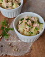 Картофельные ньокки с соусом из лосося